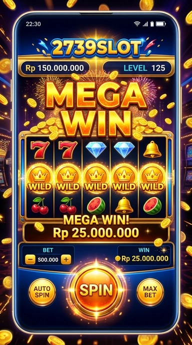 Layar utama 2739slot — antarmuka bersih setelah instalasi